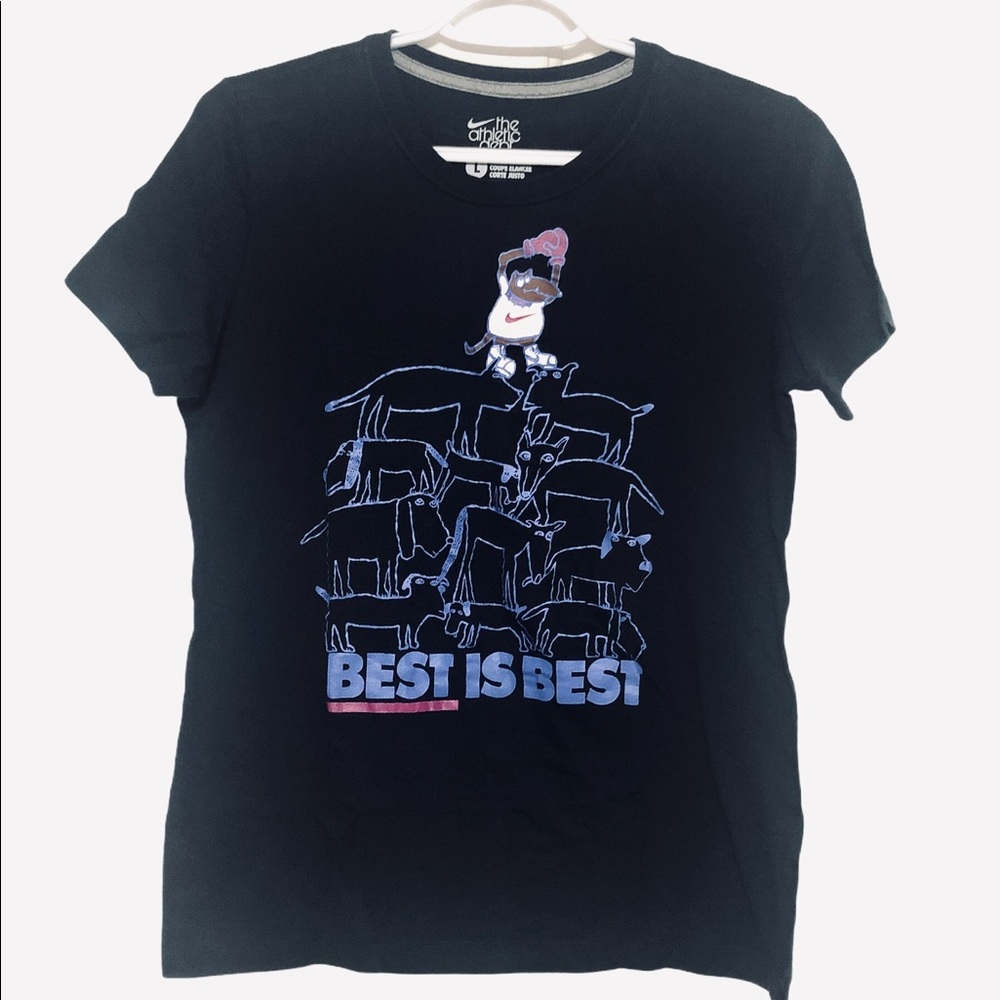 Nike Black Graphic Tee T-shirt Girls Size L